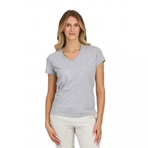 GRIS - Tee-shirt professionnel de travail à manches courtes femme auxiliaire de vie médical aide a domicile infirmier