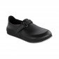 NOIR - Chaussure professionnelle de travail blanche noire en cuir EN ISO 20347 femme aide a domicile infirmier auxiliaire de vie