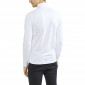 BLANC - Tee-shirt professionnel de travail à manches longues homme manutention artisan transport chantier