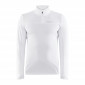 BLANC - Tee-shirt professionnel de travail à manches longues homme manutention artisan transport chantier