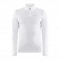 BLANC - Tee-shirt professionnel de travail à manches longues homme transport chantier logistique artisan