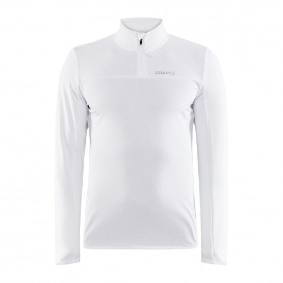 BLANC - Tee-shirt professionnel de travail à manches longues homme transport chantier logistique artisan