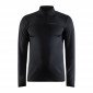 NOIR - Tee-shirt professionnel de travail à manches longues homme transport chantier logistique artisan