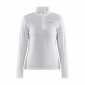 BLANC - Tee-shirt professionnel de travail à manches longues femme chantier manutention artisan logistique