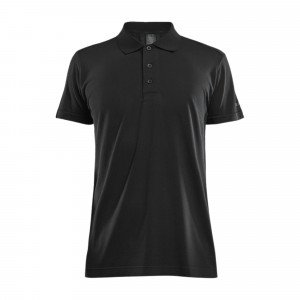 NOIR - Tee-shirt professionnel de travail à manches courtes homme transport chantier logistique artisan