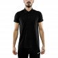 NOIR - Tee-shirt professionnel de travail à manches courtes homme chantier transport artisan logistique