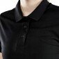 NOIR - Tee-shirt professionnel de travail à manches courtes femme logistique artisan manutention chantier