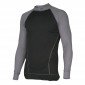 NOIR - Tee-shirt professionnel de travail à manches longues homme manutention artisan transport chantier