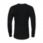 NOIR - Tee-shirt professionnel de travail à manches longues homme transport chantier logistique artisan