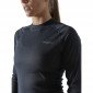 NOIR - Tee-shirt professionnel de travail femme transport chantier manutention artisan