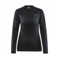 NOIR - Tee-shirt professionnel de travail femme manutention chantier logistique artisan