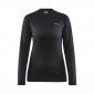 NOIR - Tee-shirt professionnel de travail femme transport chantier manutention artisan