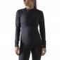 NOIR - Tee-shirt professionnel de travail femme transport chantier manutention artisan