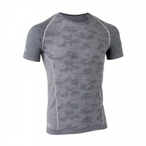GRIS - Tee-shirt professionnel de travail à manches courtes homme transport artisan logistique chantier