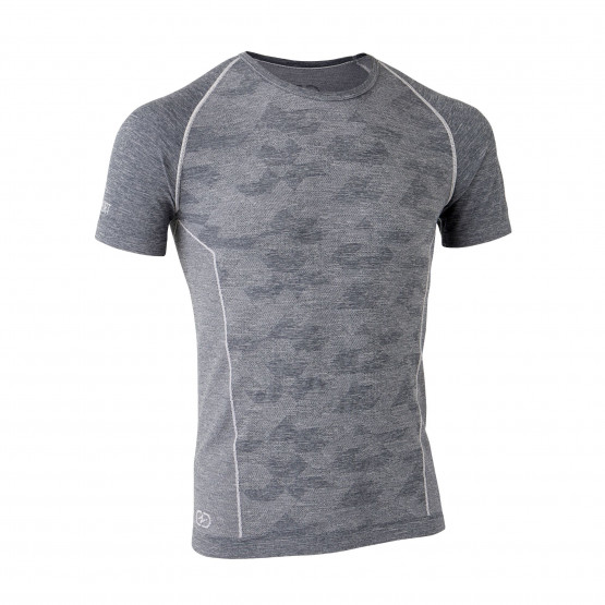 GRIS - Tee-shirt professionnel de travail à manches courtes homme manutention chantier logistique artisan