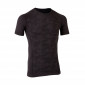 NOIR - Tee-shirt professionnel de travail à manches courtes homme manutention chantier logistique artisan