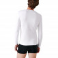 BLANC - Tee-shirt professionnel de travail à manches longues homme transport artisan logistique chantier