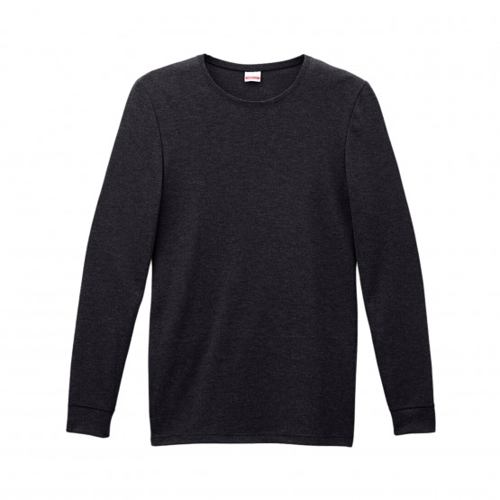 NOIR - Tee-shirt professionnel de travail à manches longues homme transport artisan logistique chantier