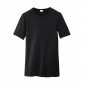 NOIR - Tee-shirt professionnel de travail à manches courtes homme transport chantier logistique artisan