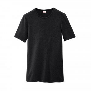 NOIR - Tee-shirt professionnel de travail à manches courtes homme logistique artisan transport chantier