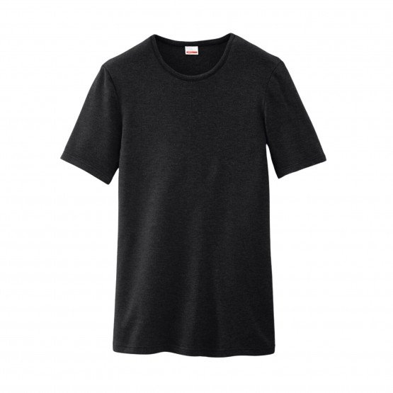 NOIR - Tee-shirt professionnel de travail à manches courtes homme transport chantier logistique artisan
