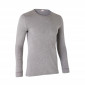GRIS - Tee-shirt professionnel de travail à manches longues homme logistique artisan transport chantier