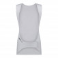 GRIS - Gilet de travail professionnel femme esthéticienne médical coiffeur infirmier