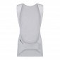 GRIS - Gilet de travail professionnel femme coiffeur infirmier esthéticienne médical