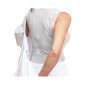 GRIS - Gilet de travail professionnel femme esthéticienne médical coiffeur infirmier