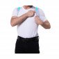 GRIS - Gilet de travail professionnel homme esthéticienne médical coiffeur infirmier