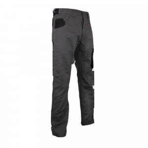 GRIS/NOIR - Pantalon de travail professionnel homme
