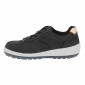 NOIR - Chaussure de sécurité S3S professionnelle de travail noire en cuir EN ISO 20345 S3S femme menage artisan entretien chanti