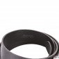 NOIR - Ceinture professionnelle de travail en cuir mixte transport artisan logistique chantier