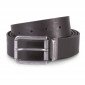 NOIR - Ceinture professionnelle de travail en cuir mixte transport artisan logistique chantier