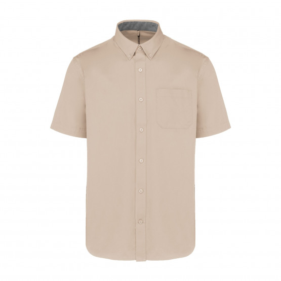 BEIGE - Chemise professionnelle de travail homme manutention artisan transport chantier
