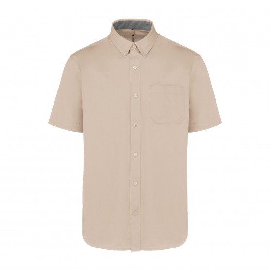 BEIGE - Chemise professionnelle de travail homme transport artisan manutention chantier