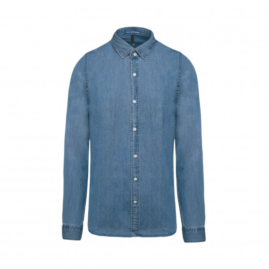 DENIM - Chemise professionnelle de travail homme artisan transport chantier logistique