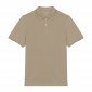 BEIGE - Polo professionnel de travail 100% coton homme artisan manutention chantier transport