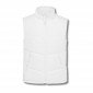 BLANC - Gilet de travail professionnel sans manches mixte transport artisan logistique chantier