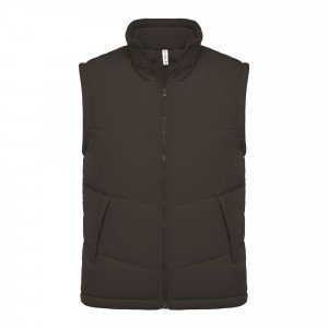 GRIS - Gilet de travail professionnel sans manches mixte chantier transport artisan logistique