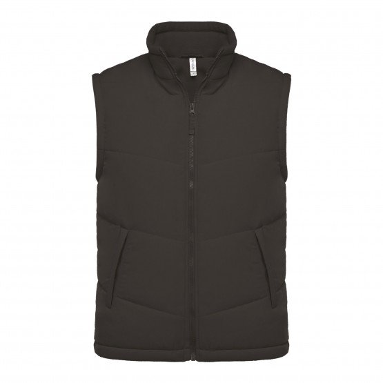 GRIS - Gilet de travail professionnel sans manches mixte transport artisan logistique chantier