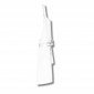 BLANC - Tablier de cuisine professionnel blanc noir mixte cuisine serveur hôtel restauration