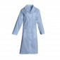BLEU - Blouse professionnelle de travail à manches longues femme auxiliaire de vie infirmier aide a domicile médical