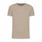 BEIGE - Tee-shirt professionnel de travail à manches courtes homme infirmier aide a domicile médical auxiliaire de vie