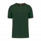 VERT - Tee-shirt professionnel de travail à manches courtes BIO mixte aide a domicile médical auxiliaire de vie infirmier