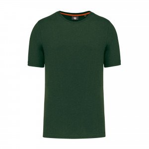 NOIR - Tee-shirt professionnel de travail à manches courtes BIO mixte aide a domicile infirmier auxiliaire de vie médical
