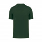 VERT - Tee-shirt professionnel de travail à manches courtes BIO mixte aide a domicile infirmier auxiliaire de vie médical