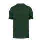VERT - Tee-shirt professionnel de travail à manches courtes BIO mixte aide a domicile médical auxiliaire de vie infirmier