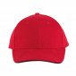 ROUGE - Casquette de travail professionnelle 100% coton mixte logistique chantier transport artisan