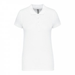 NOIR - Polo professionnel de travail 100% coton femme auxiliaire de vie infirmier aide a domicile médical